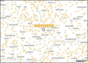 map of Sherkhānai