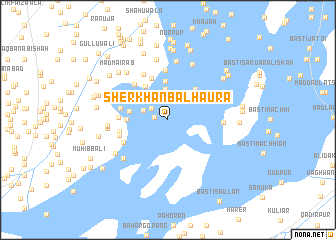 map of Sher Khān Balhaura