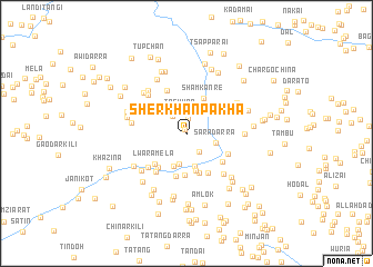 map of Sher Khān Pakha