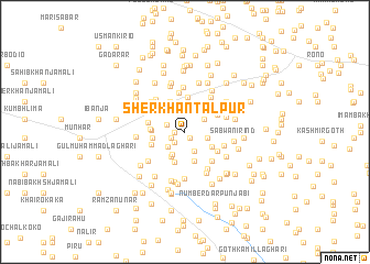 map of Sher Khan Tālpur