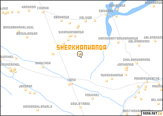 map of Sher Khān Wānda