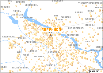 map of Sher Khān