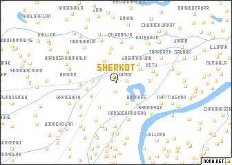 map of Sherkot