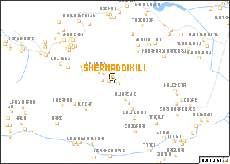 map of Sher Maddi Kili