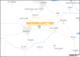 map of Sherman Junction