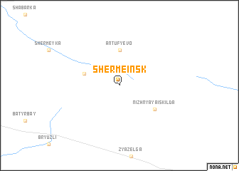map of Shermeinsk