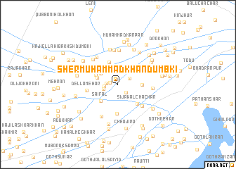 map of Sher Muhammad Khān Dumbki