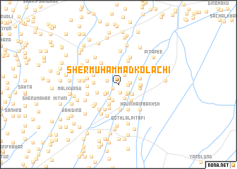 map of Sher Muhammad Kolāchi