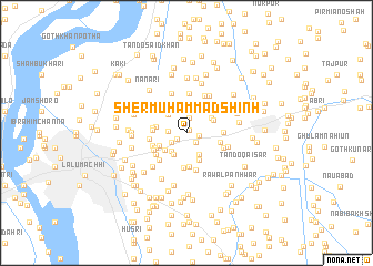 map of Sher Muhammad Shinh