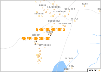 map of Sher Muhammad