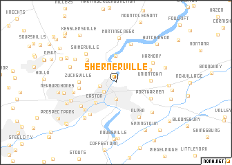 map of Shernerville