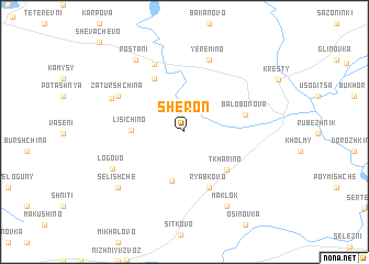 map of Sheron\