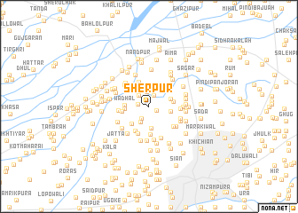 map of Sherpur