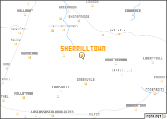 map of Sherrilltown