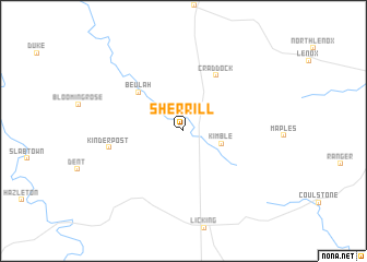 map of Sherrill