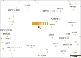 map of Sherritts