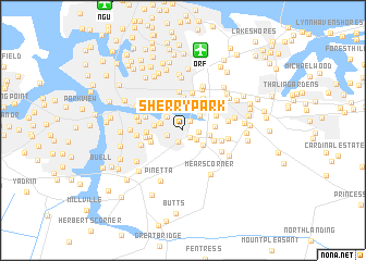 map of Sherry Park