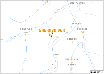 map of Sherry River