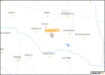 map of Sherry