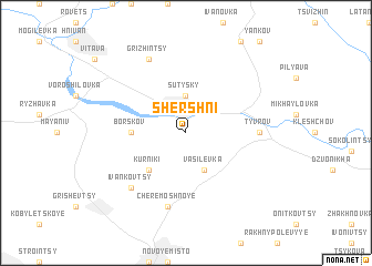 map of Shershni