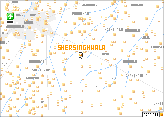 map of Sher Singhwāla