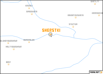 map of Sherstki