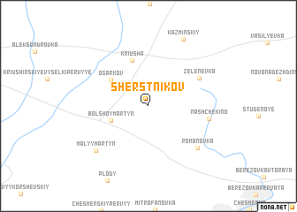 map of Sherstnikov