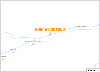 map of Sherstobitovo