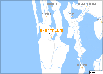 map of Shertallai