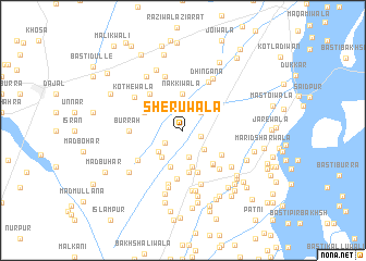 map of Sheruwāla