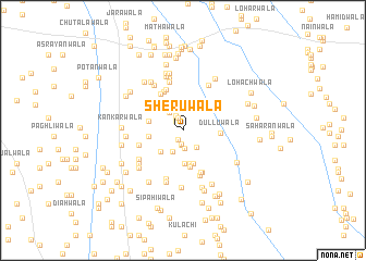 map of Sheruwāla