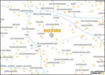 map of Sher Wāh