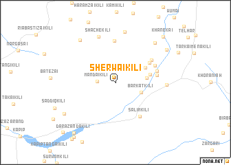 map of Sherwai Kili