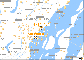 map of Sherwāla