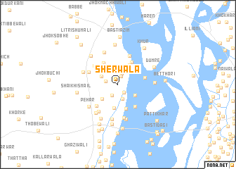 map of Sherwāla