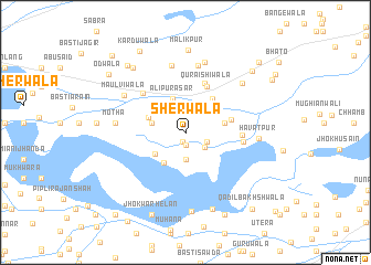 map of Sherwāla