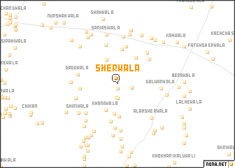 map of Sherwāla