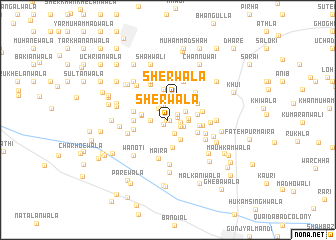 map of Sherwāla