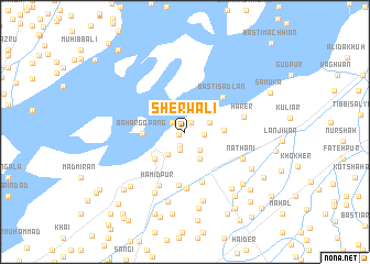 map of Sherwāli