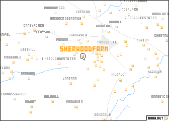 map of Sherwood Farm