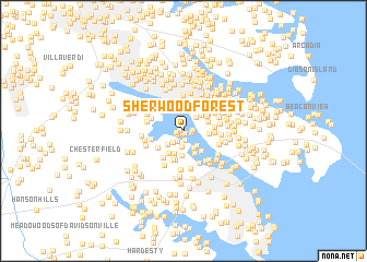 map of Sherwood Forest