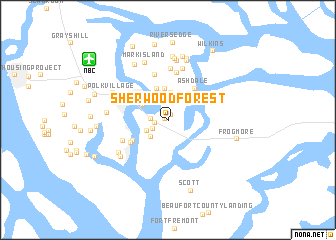 map of Sherwood Forest