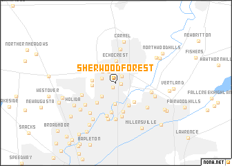 map of Sherwood Forest