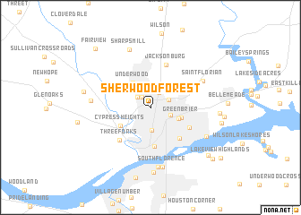 map of Sherwood Forest