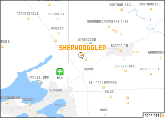 map of Sherwood Glen