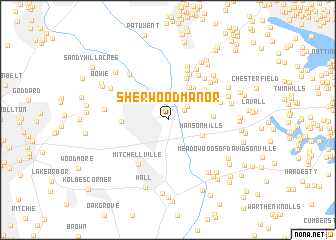 map of Sherwood Manor