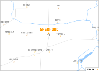 map of Sherwood