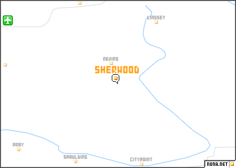 map of Sherwood