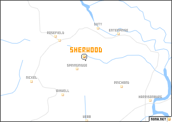 map of Sherwood