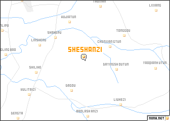 map of Sheshanzi